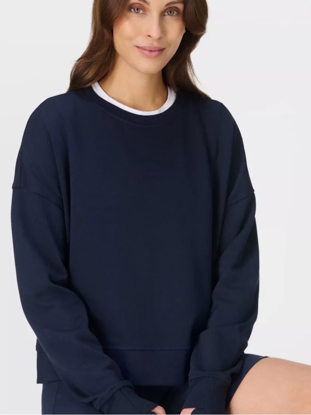 Sweaty Betty oversized, crewneck sweater
